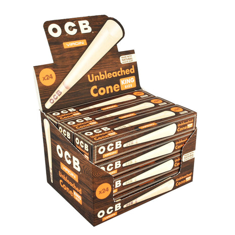 OCB Virgin Unbleached Cones 12pcs