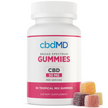 cbdMD Broad Spectrum CBD PM Sleep Gummies Raspberry - 750MG, 60ct