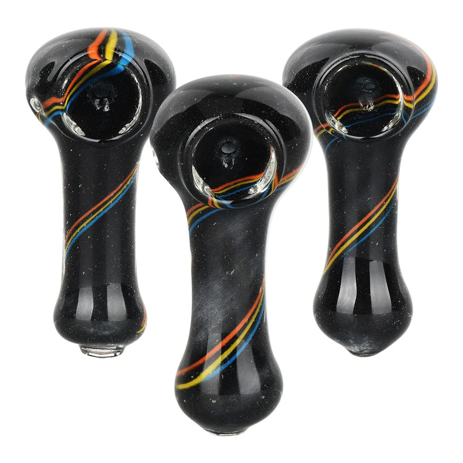 Dark Side Of The Glass Spoon Pipe - 3"