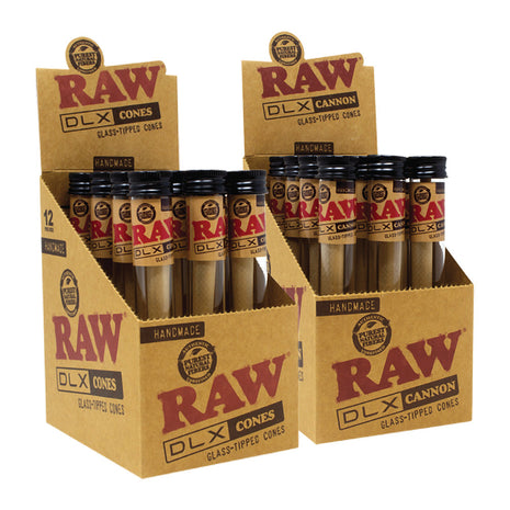 RAW DLX Glass Tipped Cones - 12PC