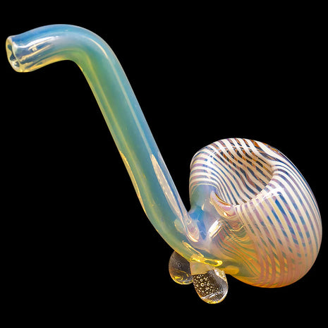 LA Pipes "Flaco" Skinny Glass Sherlock Pipe