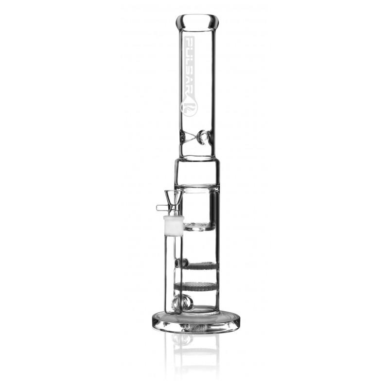 Pulsar Double Honeycomb Perc Bong