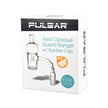 Pulsar Axial Opaque Quartz Banger w/ Bubble Carb Cap