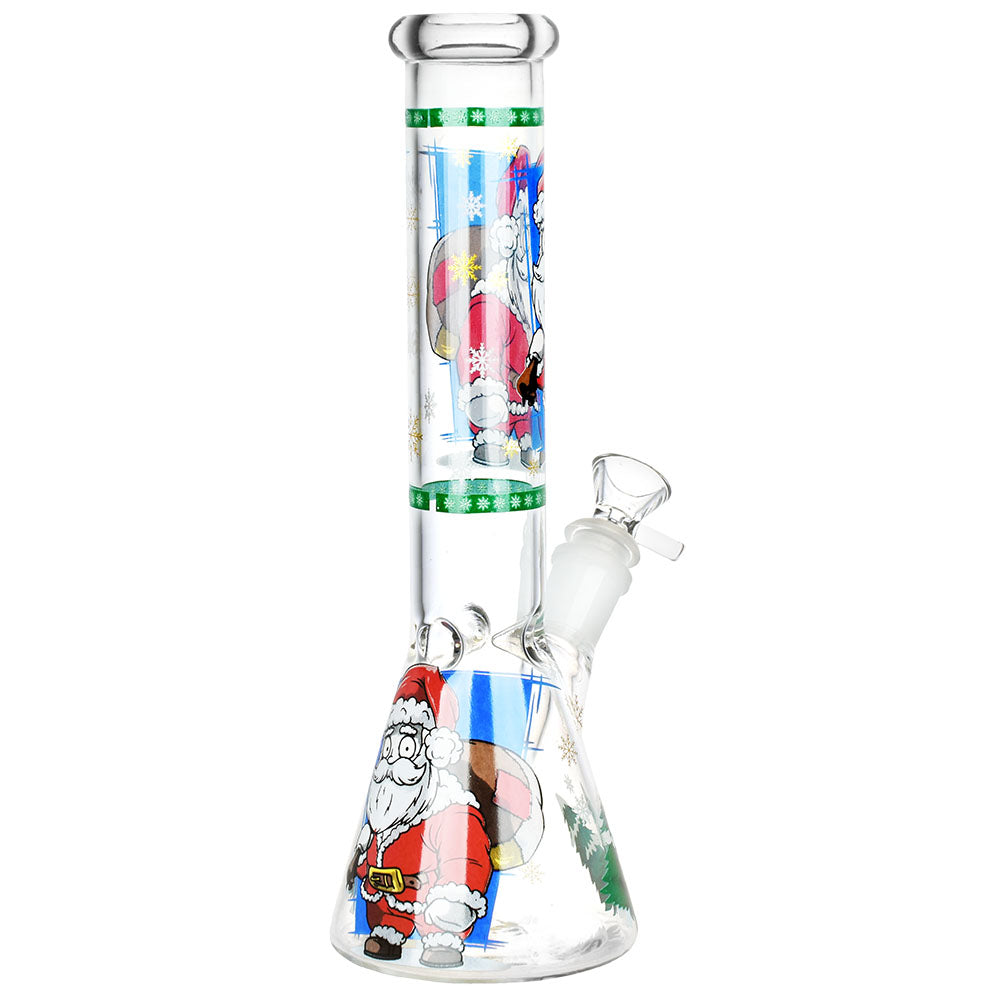 Santa Claus Themed Glass Water Pipe - 10