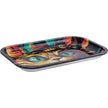 Fujima Trippy Cat Metal Rolling Tray - 11.25