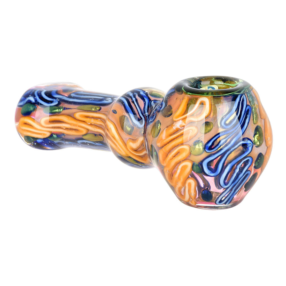 Lustrous Fumed Glass Spoon Pipe - 4.25