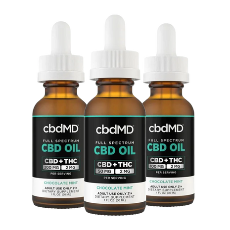 cbdMD CBD Tincture Drops - Chocolate Mint