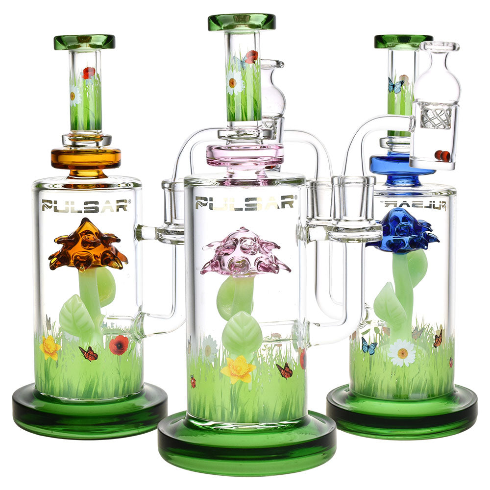 Pulsar The Power Of Flower Dab Rig Set w/ Carb Cap | 9