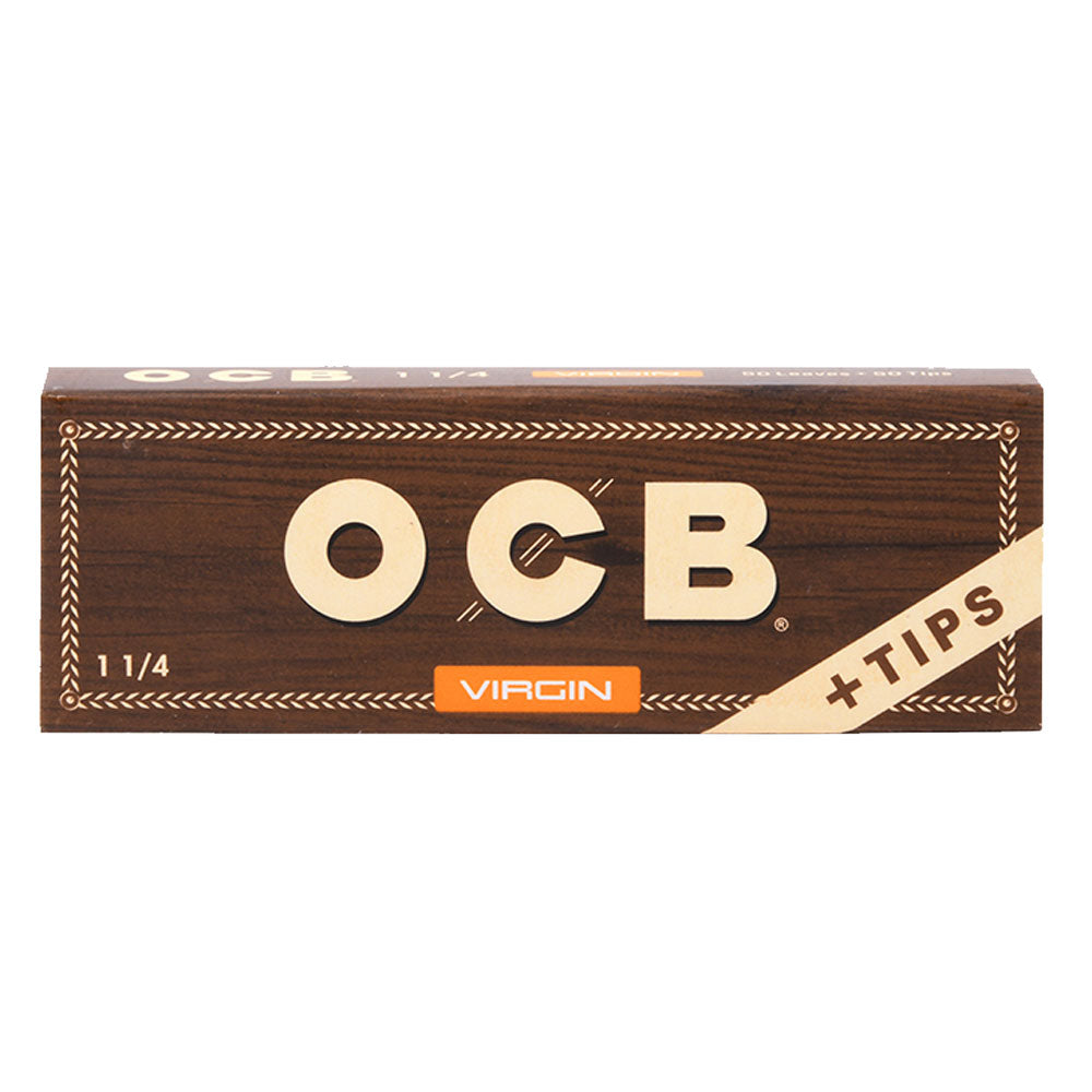 OCB Virgin Unbleached Papers & Tips 24pcs