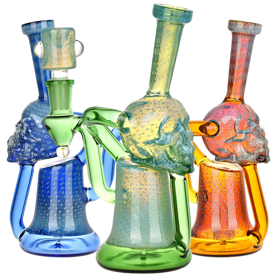 Pulsar AI Life Form Bubble Matrix Recycler Water Pipe | 7.25" | 14mm F