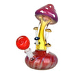 Mushroom Collective Bent Neck Glass Water Pipe - 5.25