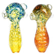 Grip Neck Oceans Reflection Glass Hand Pipe- 4.25