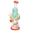 Lookah Glass Evil Eye Water Pipe - 9.75