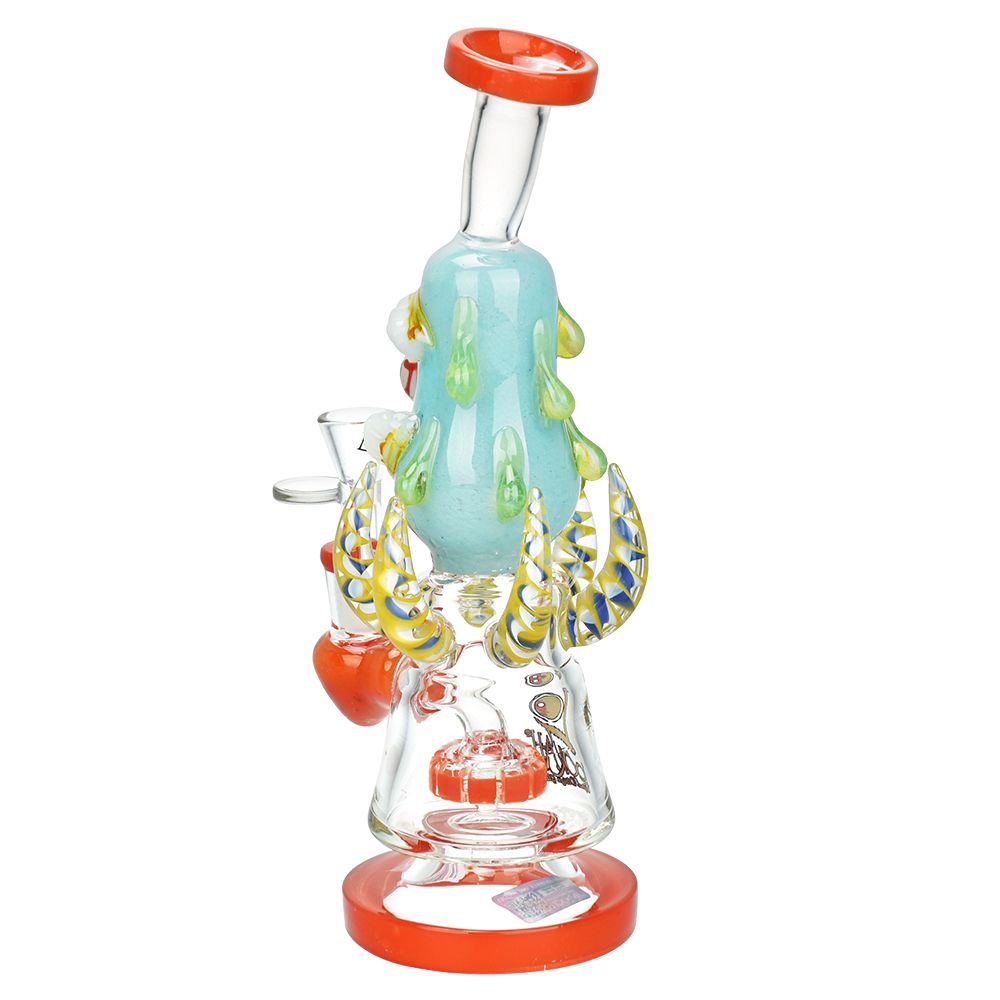 Lookah Glass Evil Eye Water Pipe - 9.75