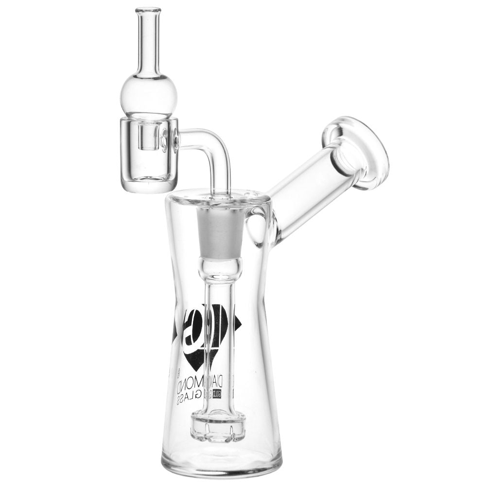 Diamond Glass Rong Mini Dab Rig - 5.25