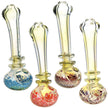 Fumed & Speckled Spoon Pipe - 4.5