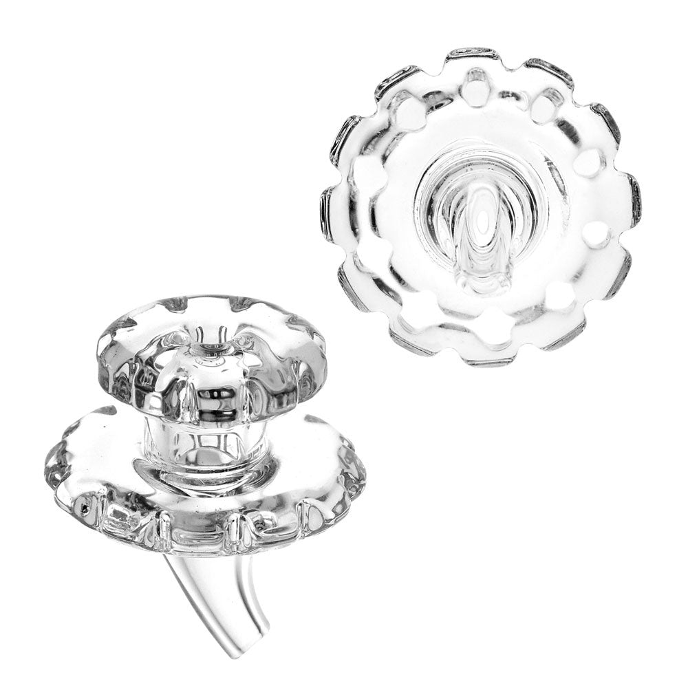 Glass Gear Carb Cap - 30mm / Clear