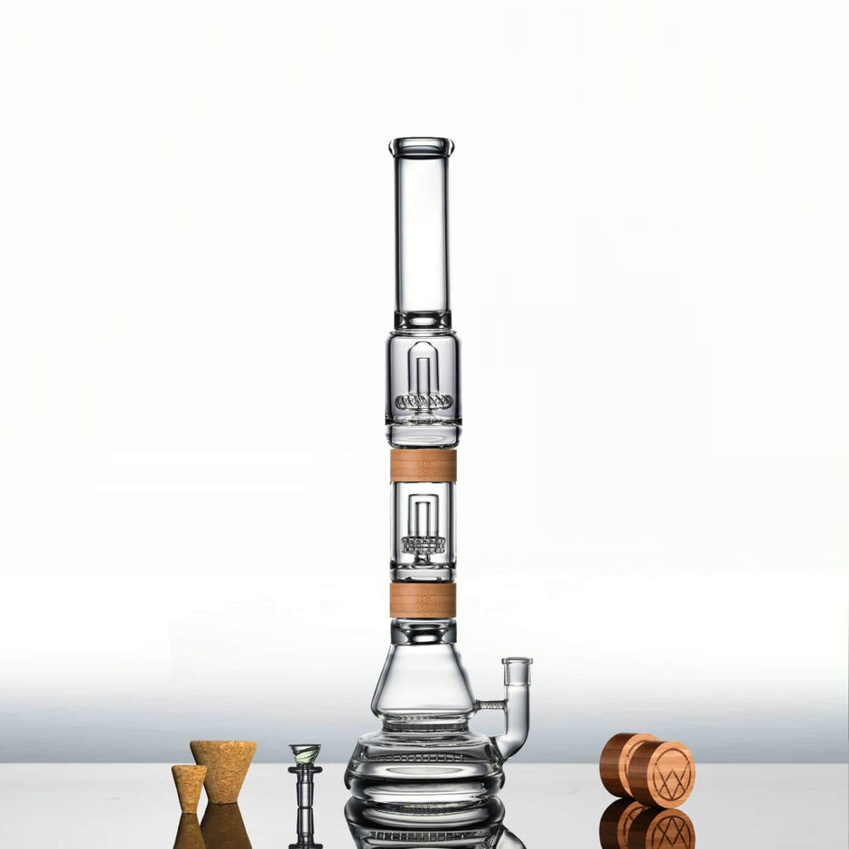 Vitae Glass Voyager + Mini Perc Bong  20"