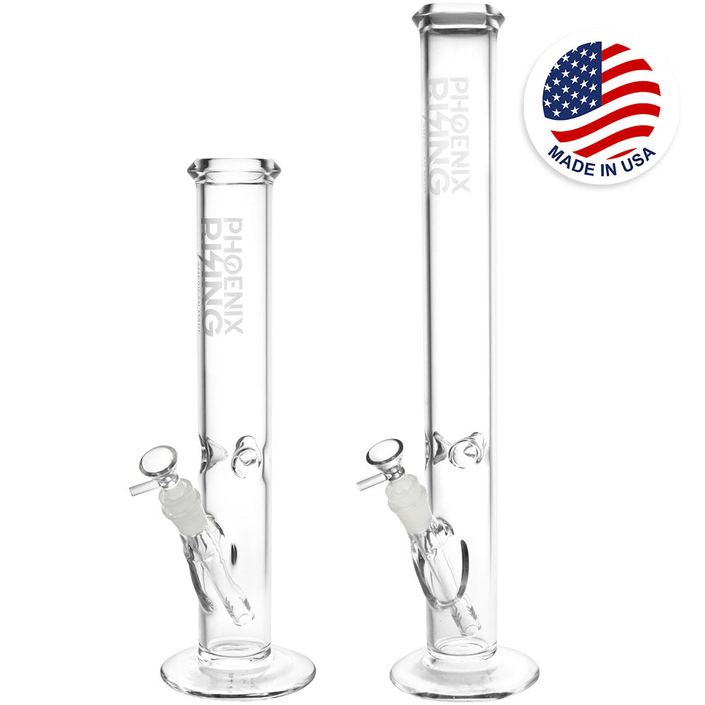 Phoenix Rising Straight Tube Water Pipe