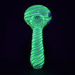 Lovely And Luminous Glow In The Dark Glass Spoon Pipe - 5