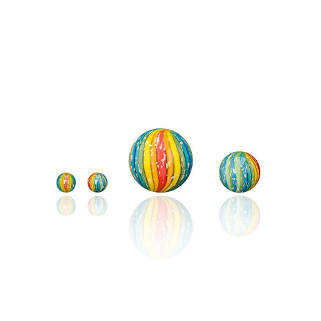 Calibear Rainbow Dichro Cactus Terp Slurper Marble Set V2 (4pc)