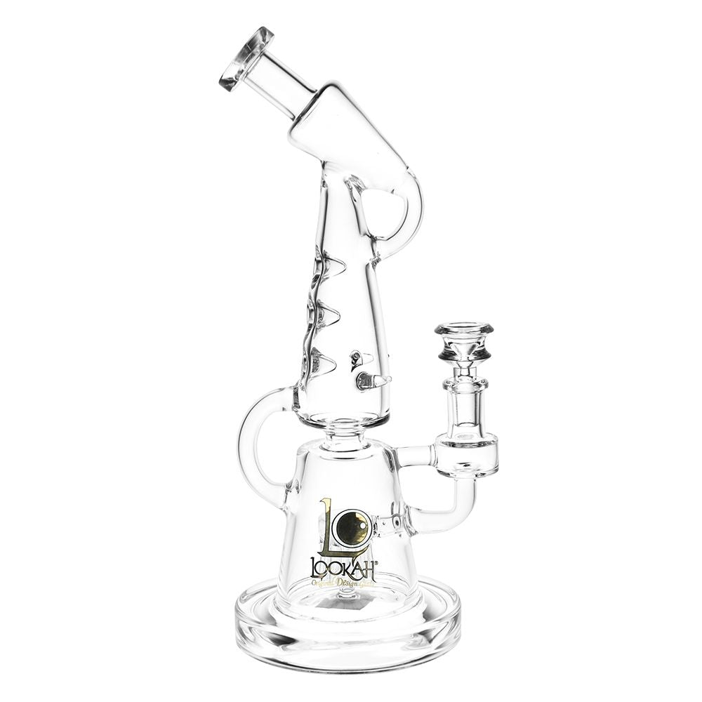 Lookah Glass Wave Recycler Water Pipe | 12.25