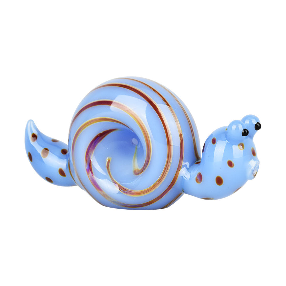 Spun Snail Glass Hand Pipe - 4