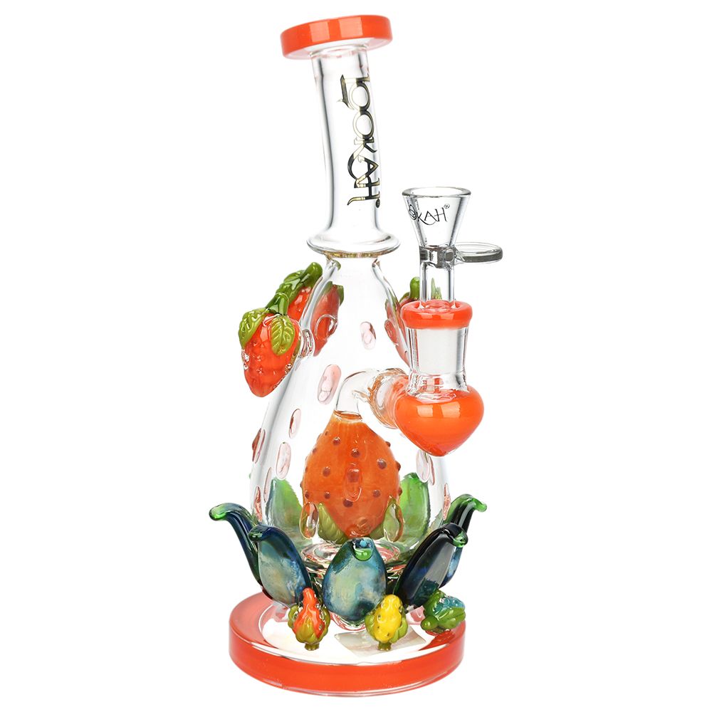 Lookah Glass Very Berry Water Pipe - 9.25