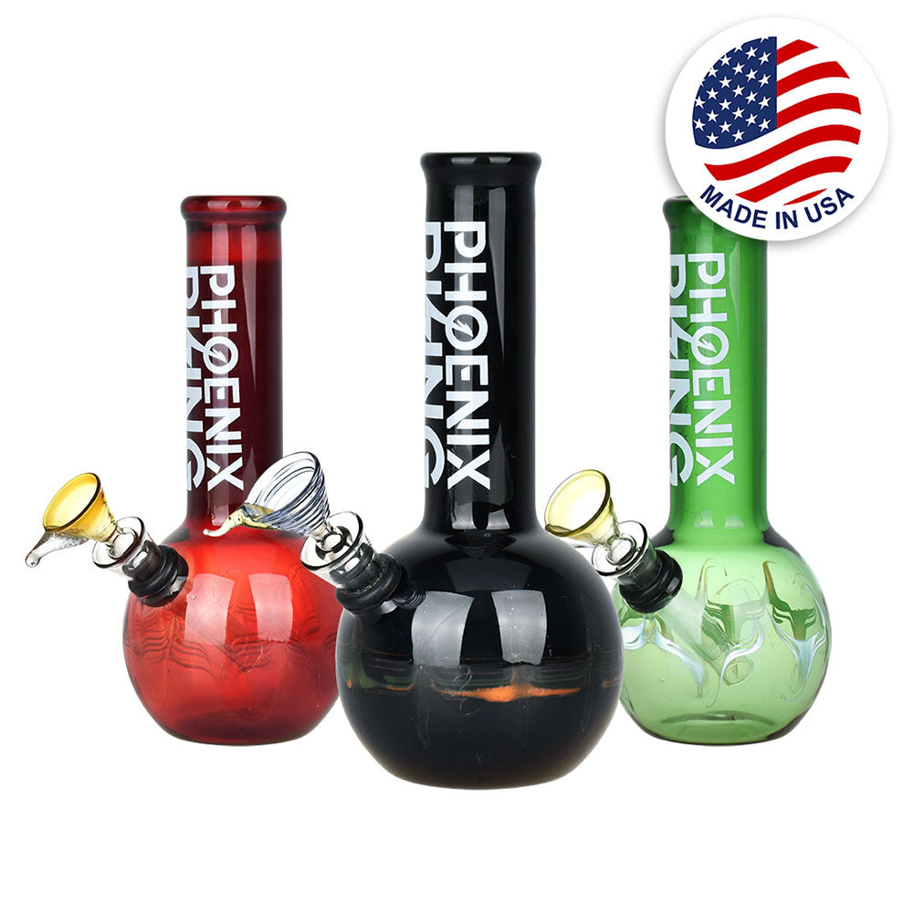 Phoenix Rising Round Base Water Pipe - 7