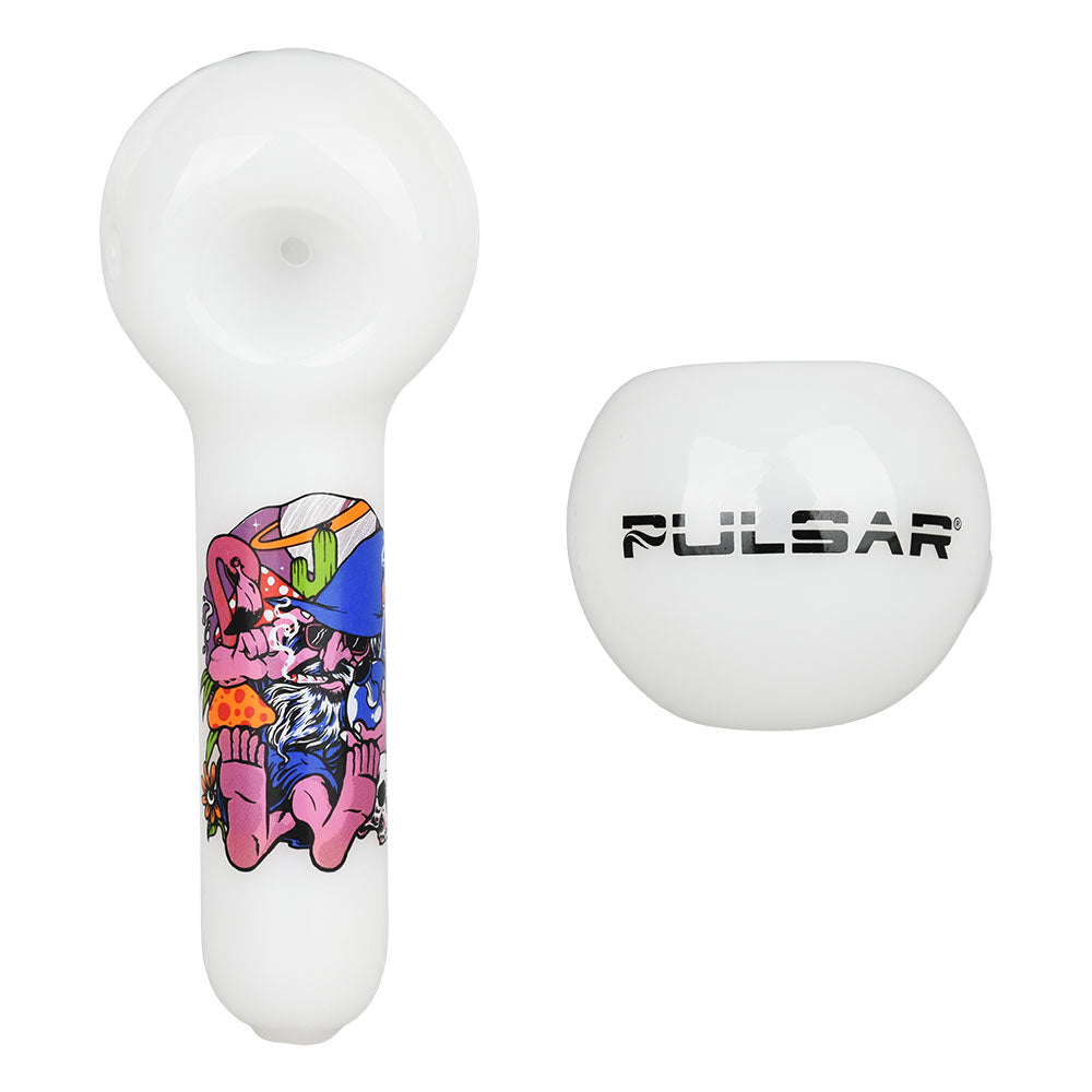 Pulsar Artist Series Spoon Pipe - Flamingo Wizard / 5