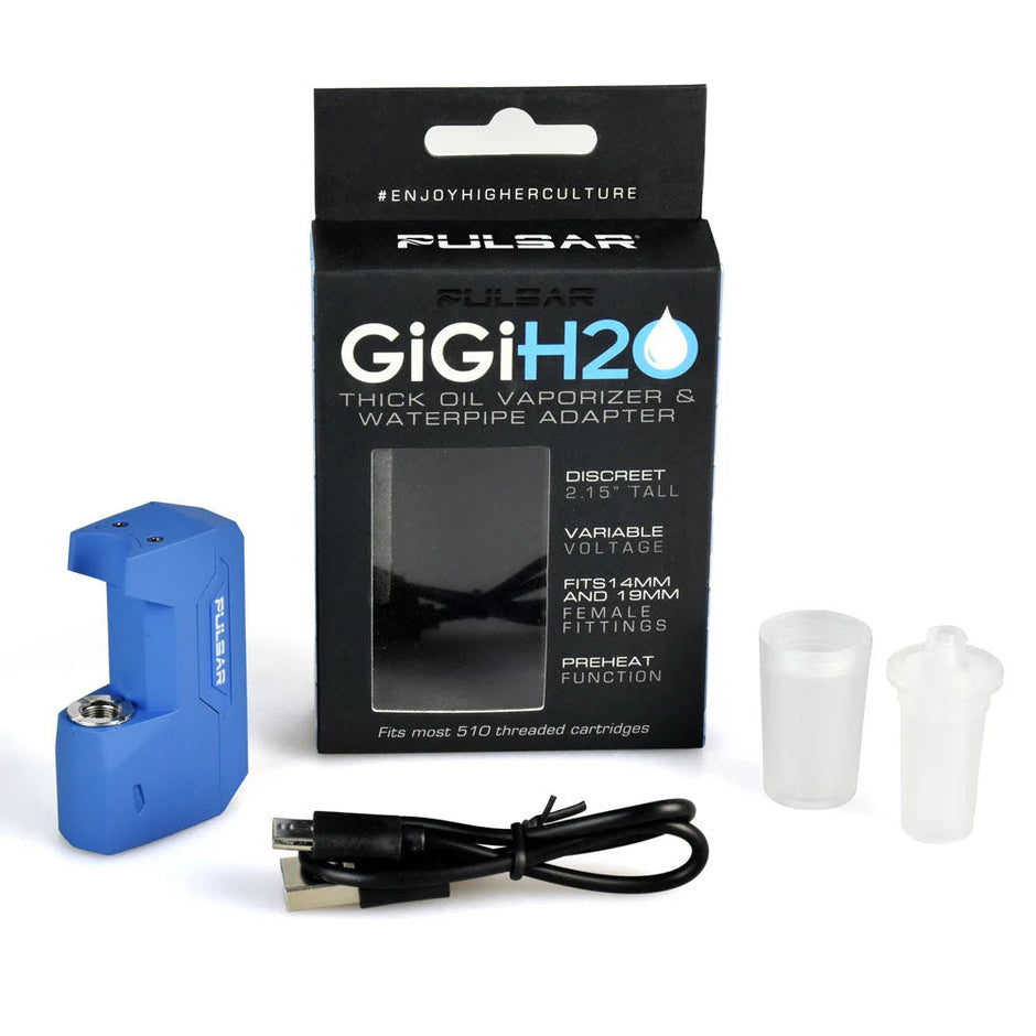 Pulsar GiGi H2O 510 Battery & Water Pipe Adapter - 500mAh / 12pc