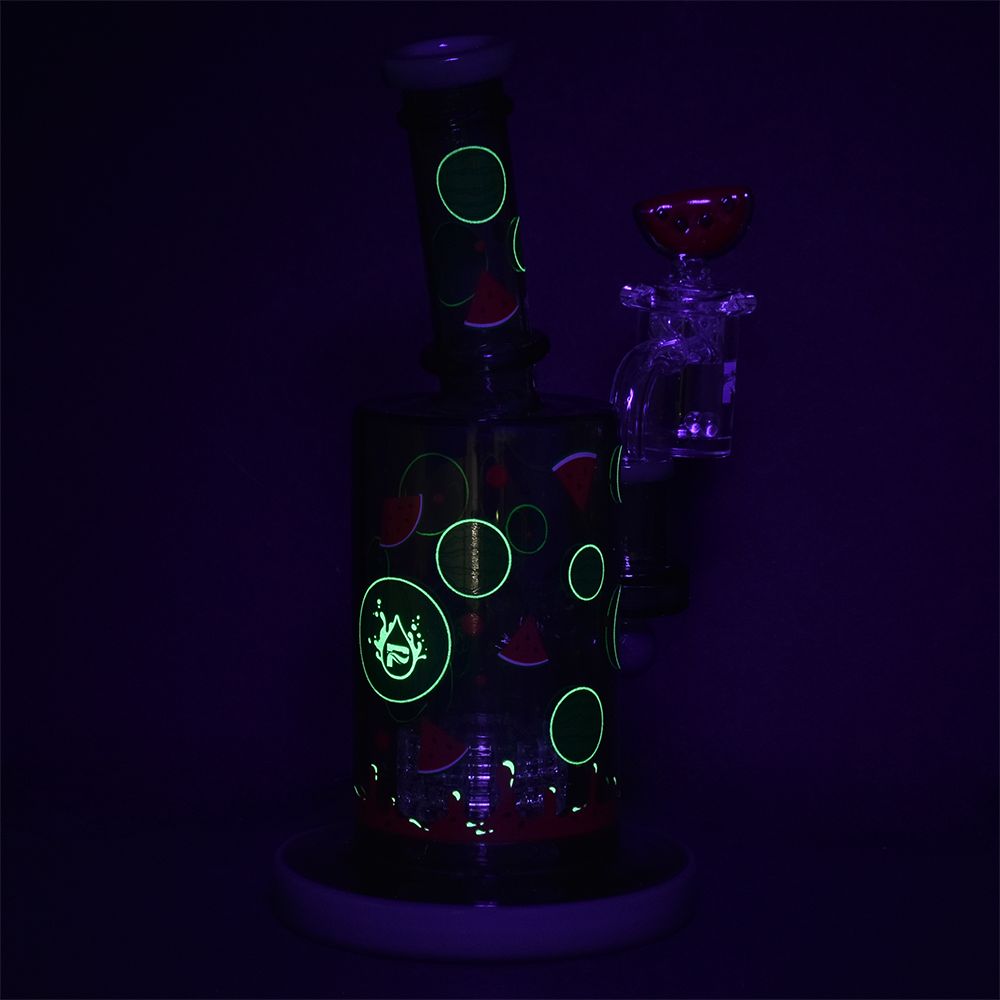 Pulsar Watermelon Zkittles Glow In The Dark Dab Rig Kit - 8