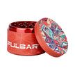 Pulsar Design Series Grinder with Side Art - Symbolic Tiles / 4pc / 2.5