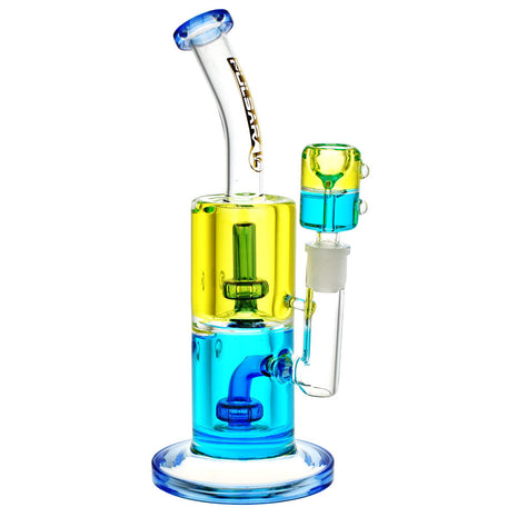 Pulsar Bicolor Glycerin Chugger Water Pipe | 9.75" | 14mm F