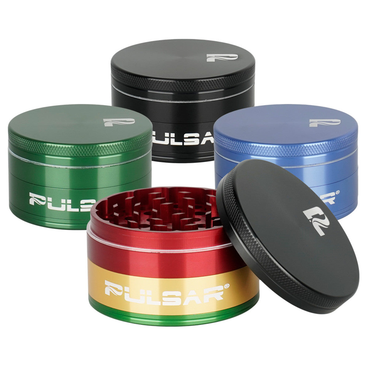 Pulsar Solid Top Aluminum Grinder-GR760- 4pc / 2.5