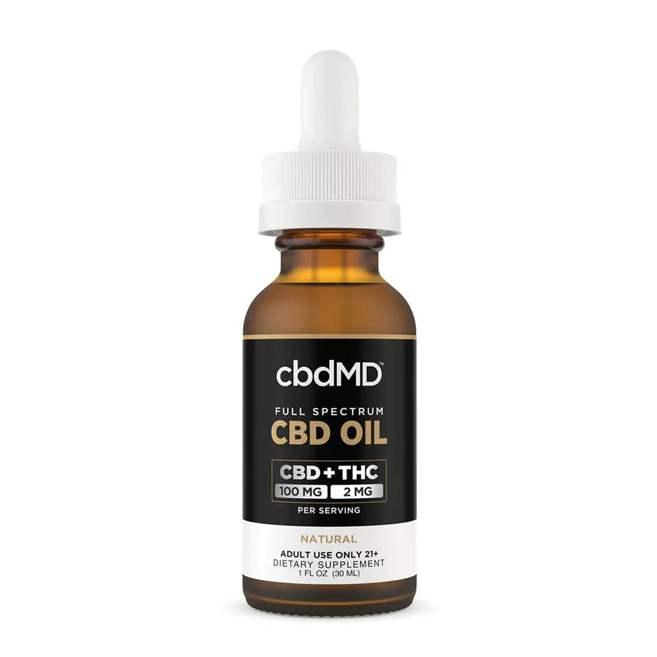 cbdMD Full Spectrum CBD Oil Tinctures - Natural