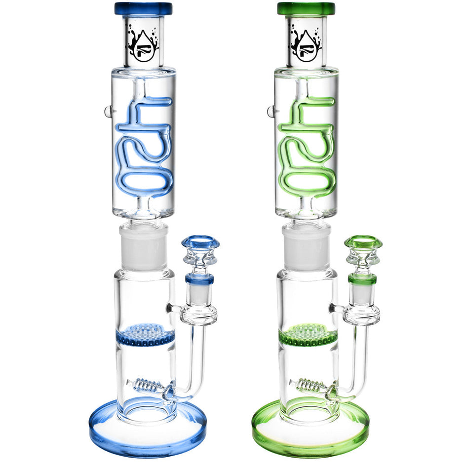 Pulsar 420 Design Glycerin Stacker Water Pipe | 13.75" | 14mm F