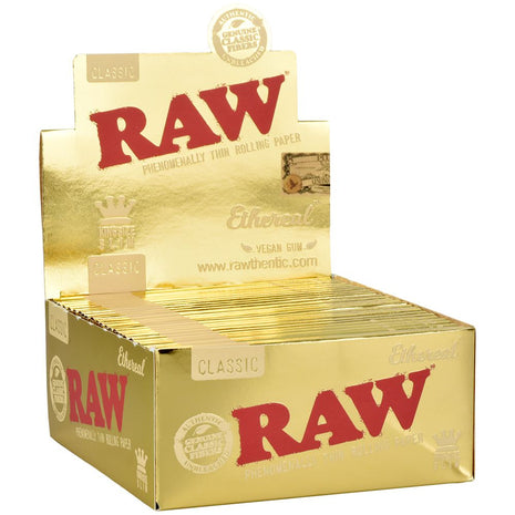 Raw Ethereal Rolling Papers - Classic / 32pc / King Size Slim 50ct