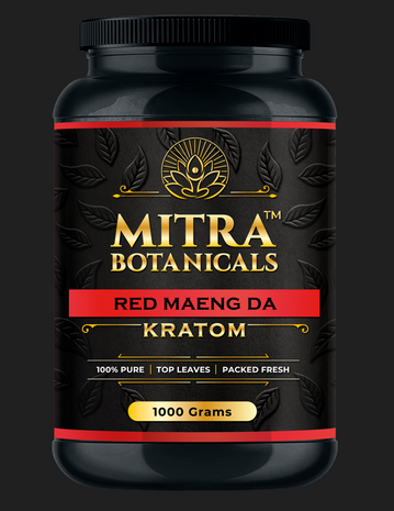 Mitra Botanicals Red Maeng Da – Kratom (1000 Grams Powder)