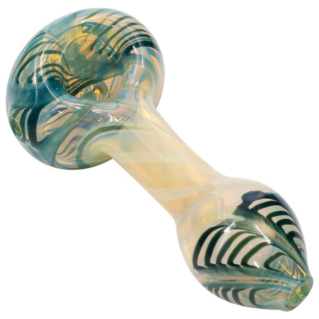 LA Pipes Twisty Cane Spoon Glass Pipe (Various Colors)