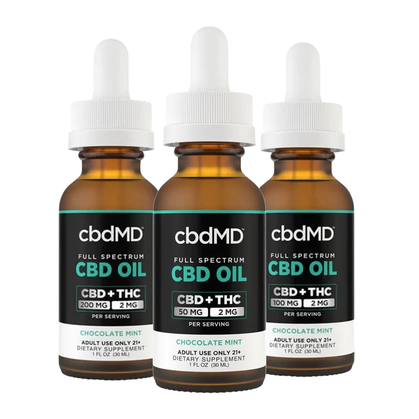 cbdMD CBD Tincture Drops - Chocolate Mint