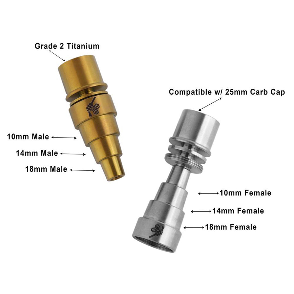 TITANIUM 6 IN 1 ORIGINAL ENAIL DAB NAIL