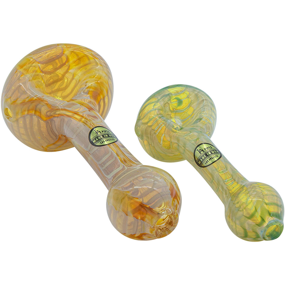 LA Pipes "Raker" Glass Spoon Pipe