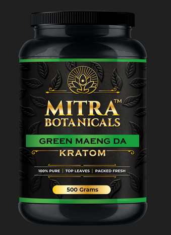 Mitra Botanicals Green Maeng Da – Kratom (500 Grams Powder)