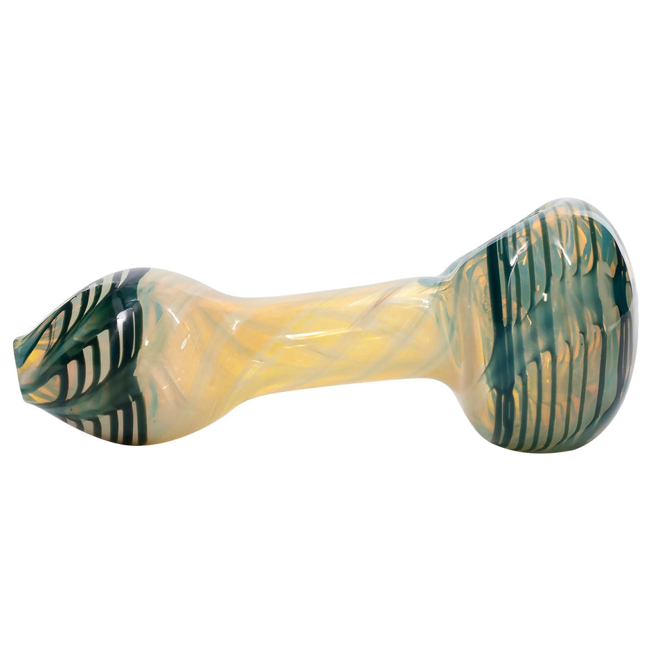 LA Pipes Twisty Cane Spoon Glass Pipe (Various Colors)