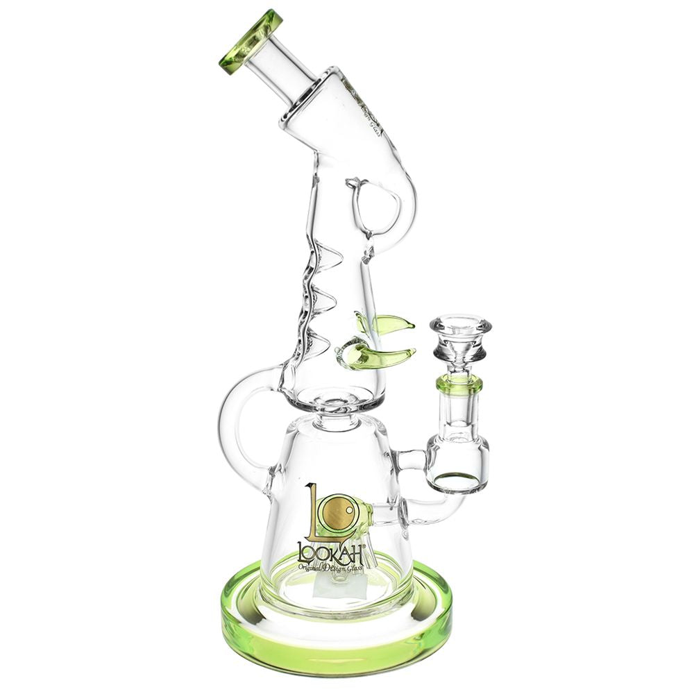 Lookah Glass Wave Recycler Water Pipe | 12.25