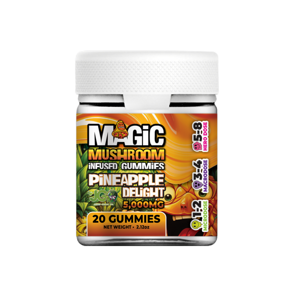 JGO Magic Mushroom Gummies, 5000 mg, 20 ct