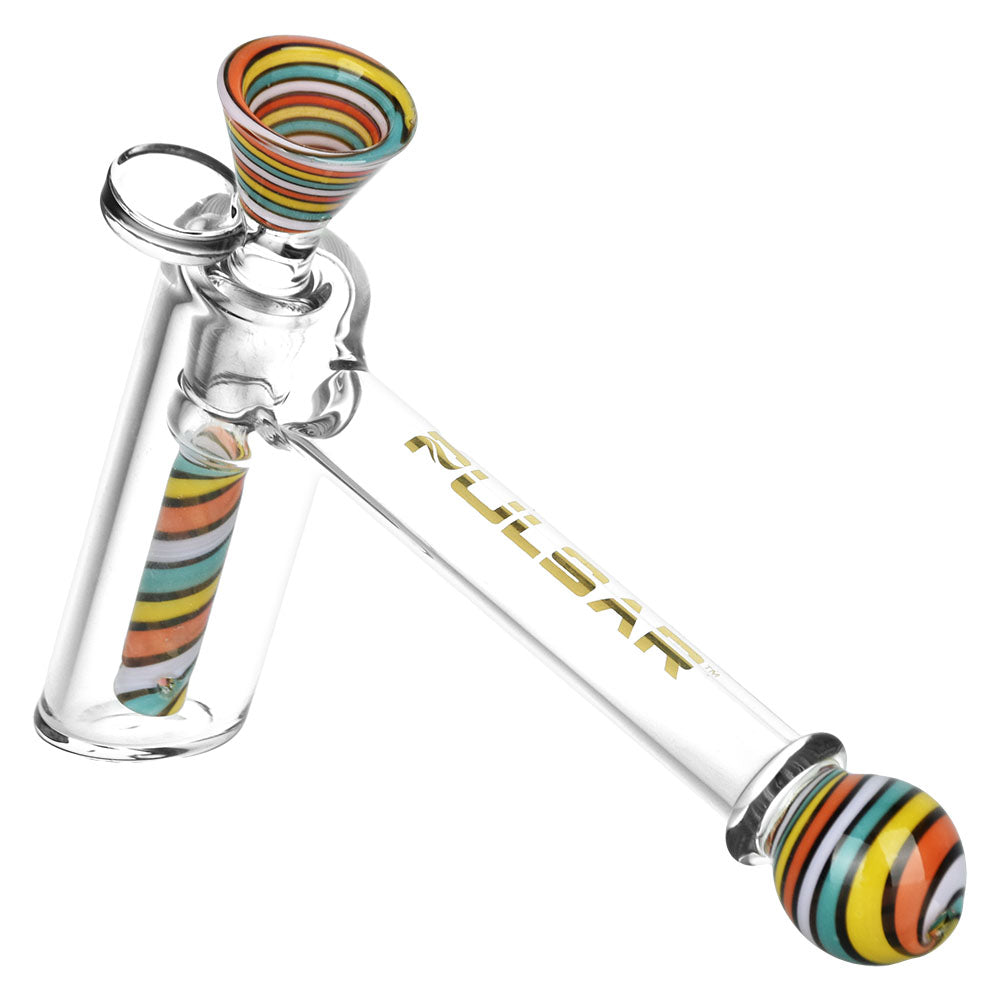 Pulsar Retro Rave Wig Wag Bubbler w/ Herb Slide - 6.25