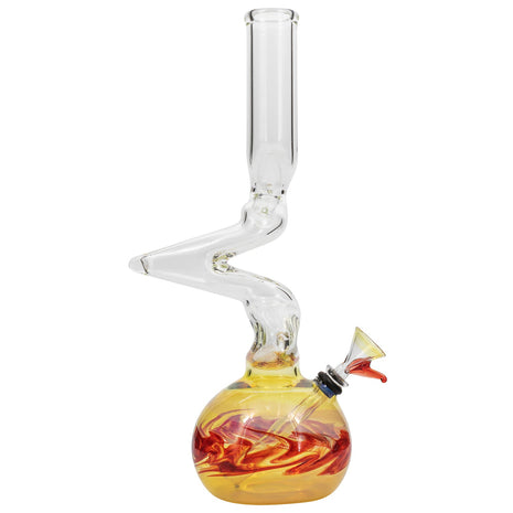 LA Pipes "Switchback" Bubble Base Bong