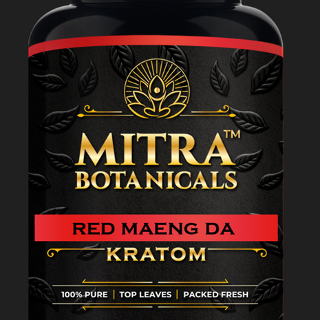 Mitra Botanicals Red Maeng Da – Kratom (75 Capsules)